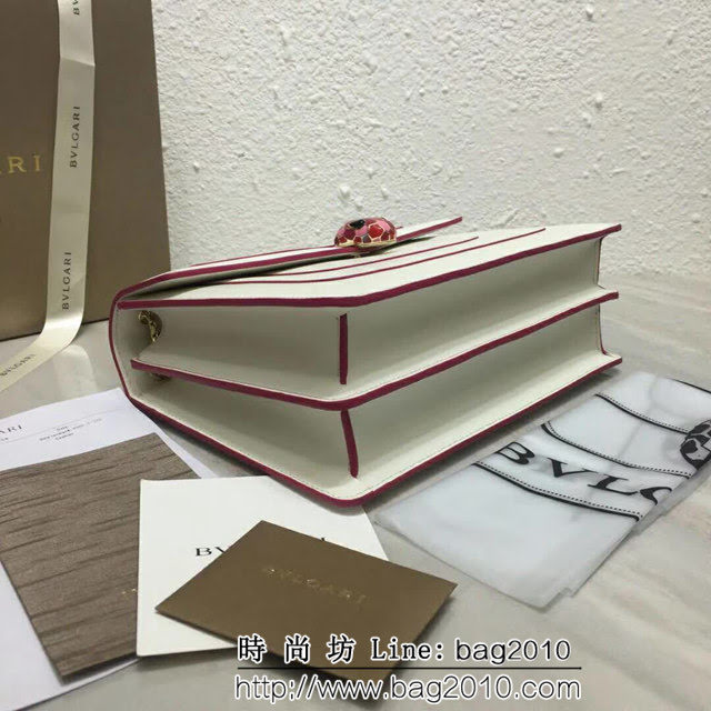 BVLGARI寶格麗 全球限量款 雙層款 新琺瑯Serpenti蛇頭包 鏈條單肩斜挎包 35106 FYD1295